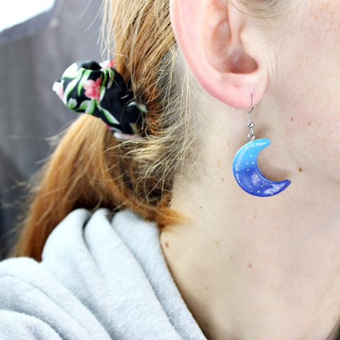 Kolczyki księżyce Kolczyki księżyce