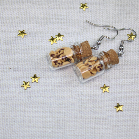 Kolczyki mini buteleczki Kolczyki mini buteleczki