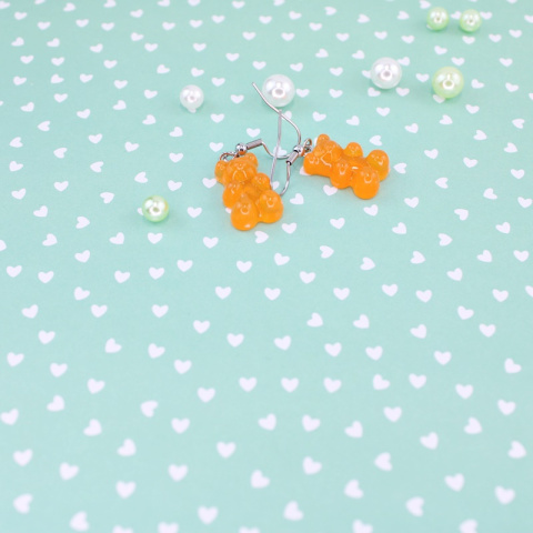 Kolczyki żelki misie