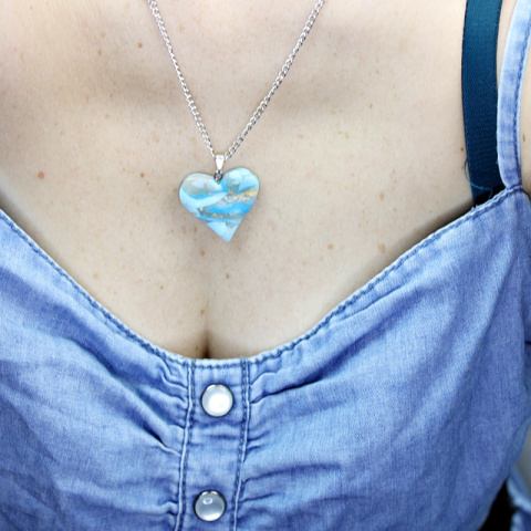 Naszyjnik walentynkowy