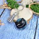 Brelok czarny kot