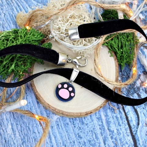 Naszyjnik choker łapka