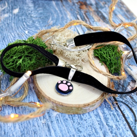 Naszyjnik choker łapka